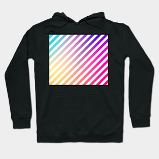 Soft pastle rainbow colors pattern Hoodie